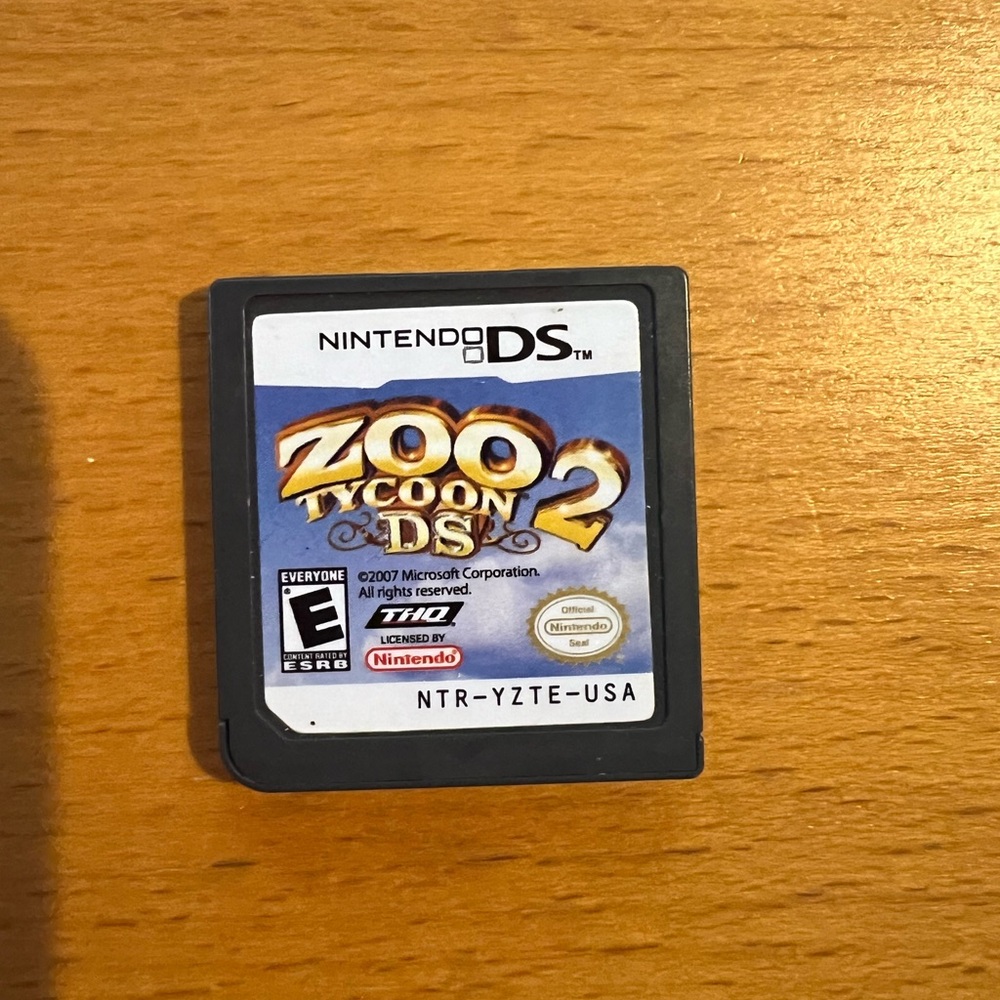 Nintendo DS Zoo Tycoon 2 • GAME ONLY